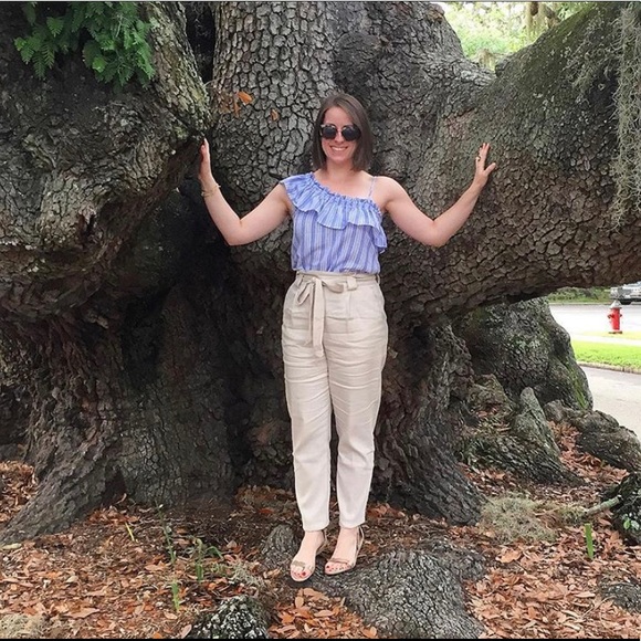 J by J.O.A. Ruffle Sleeve Striped Top! - Picture 5 of 6